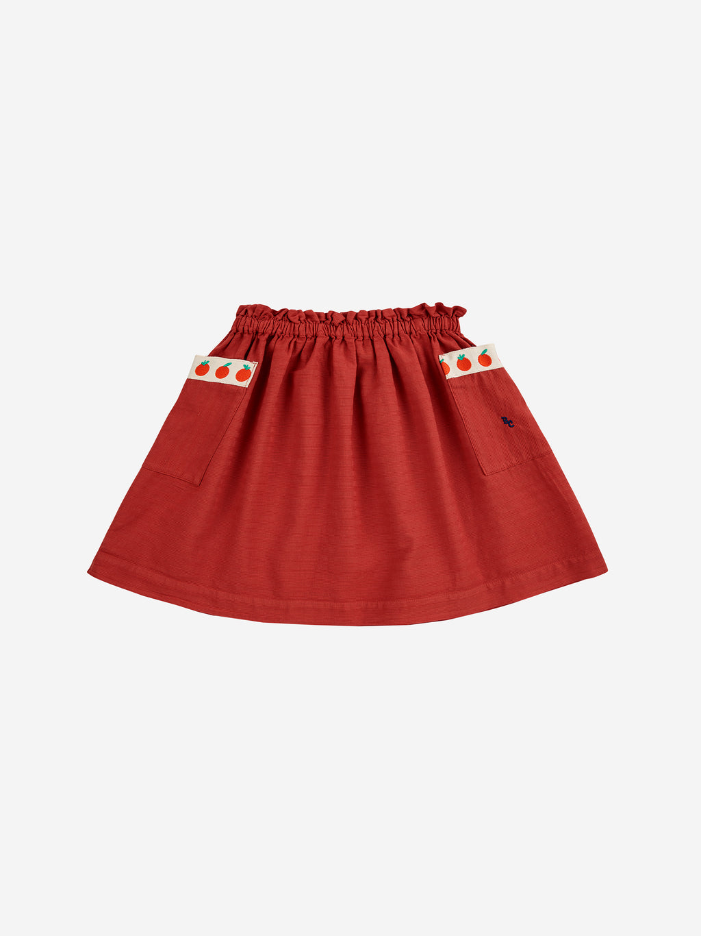 Bobo Choses Pockets Woven Skirt - Burgundy Red