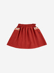 Bobo Choses Pockets Woven Skirt - Burgundy Red
