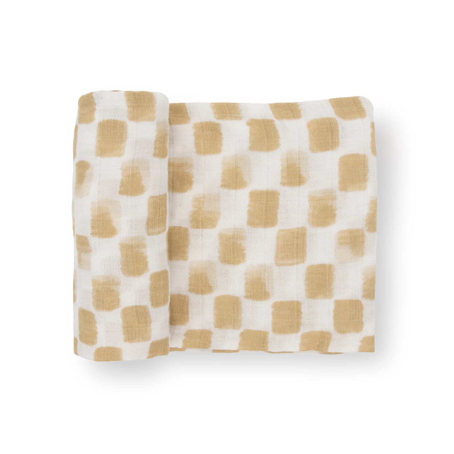 Little Unicorn Cotton Muslin Swaddle Blanket - Adobe Checker