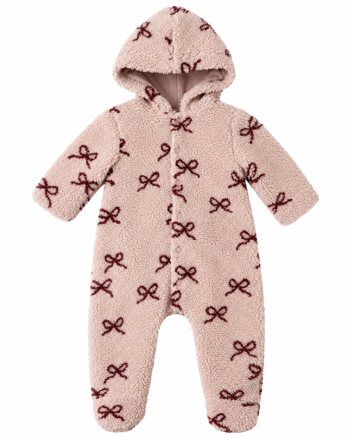 Rylee + Cru Fleece Jumpsuit - Bows