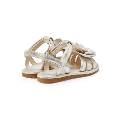 Donsje Jiles Fields Sandals Shimmer Buttercup - Silver Metallic Leather