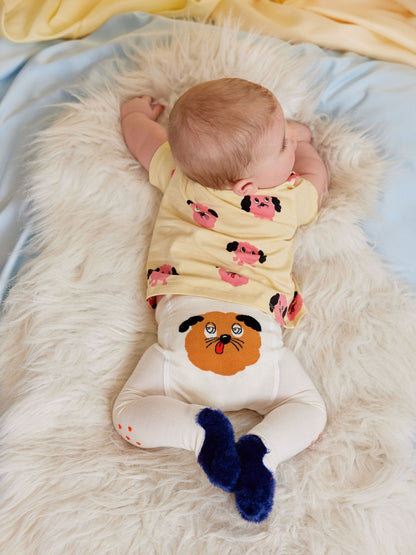 Mini Rodini Doggie Anti-Slip Baby Tights