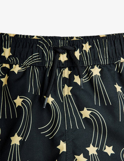 Mini Rodini Starfall AOP Swim Shorts - Black