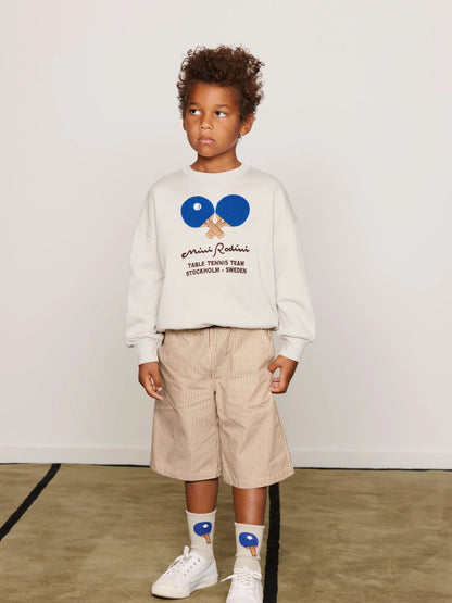 Mini Rodini Poplin Yd Woven Shorts - Brown