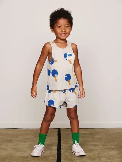Mini Rodini Table Tennis Aop Tank Top - Grey