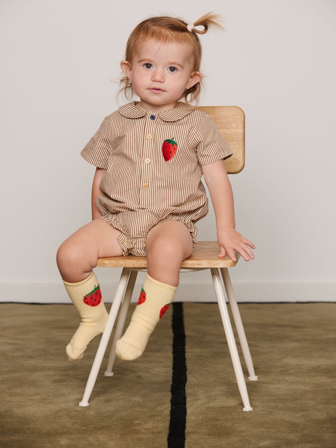 Mini Rodini Poplin Yd Woven Body - Brown