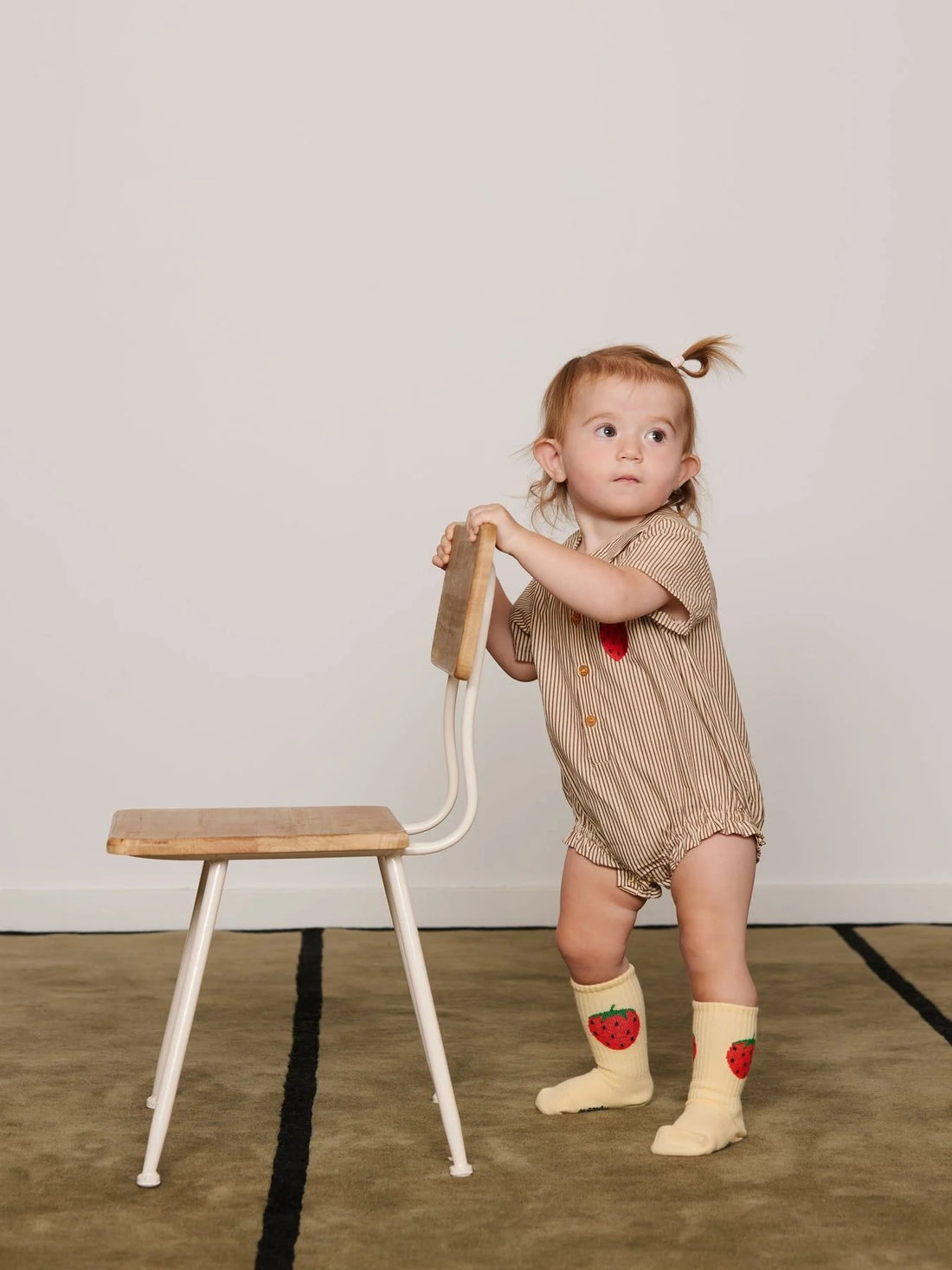 Mini Rodini Poplin Yd Woven Body - Brown