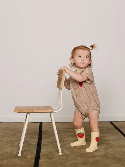 Mini Rodini Poplin Yd Woven Body - Brown