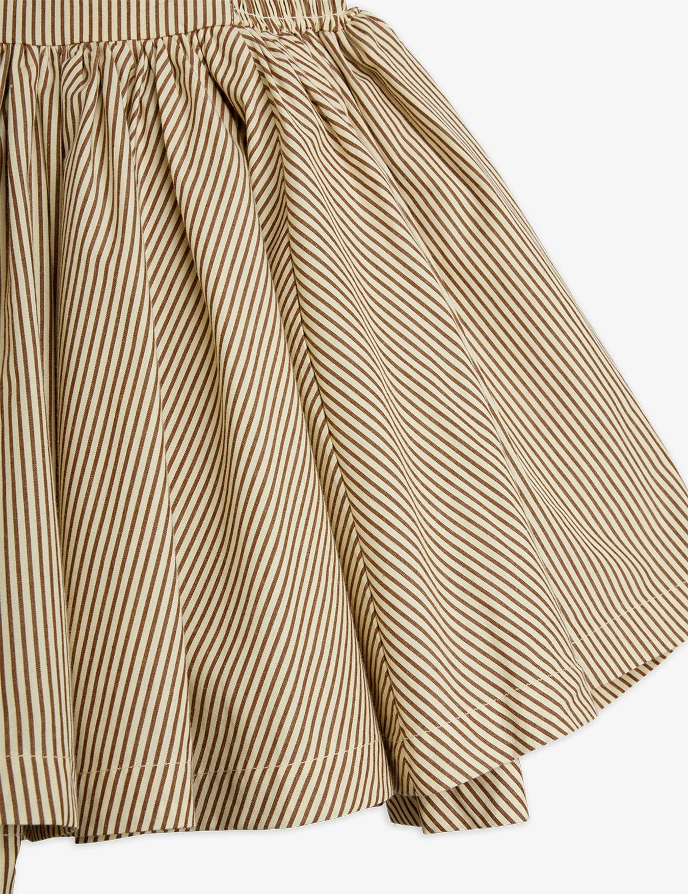 Mini Rodini Poplin Yd Smock Dress - Brown