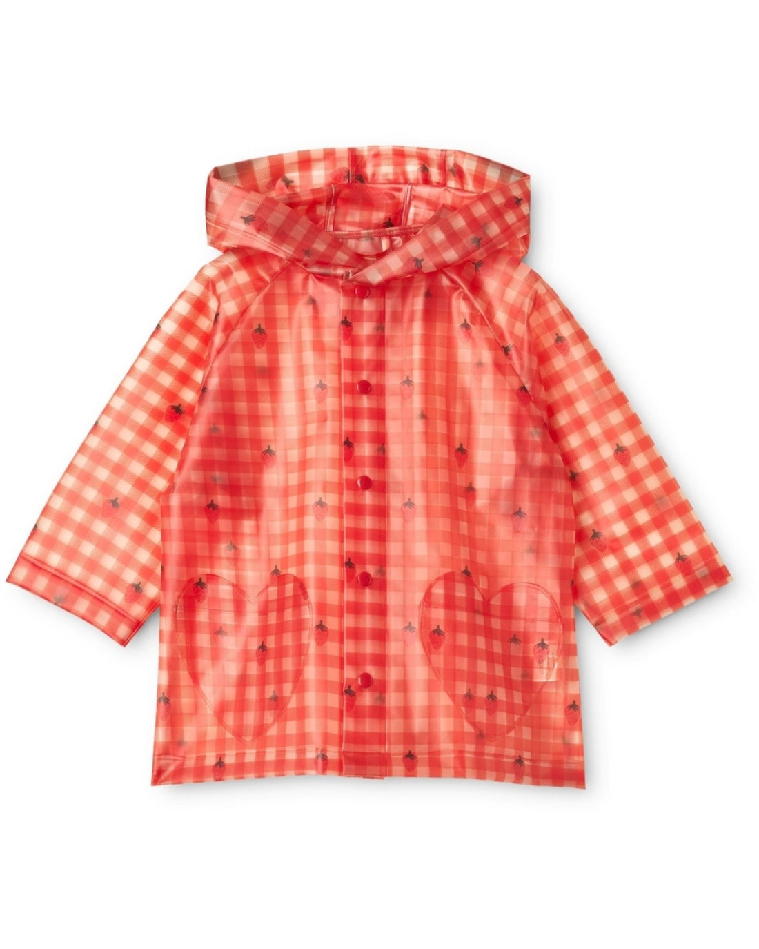 Flöss Iris Raincoat - Red Berry Gingham