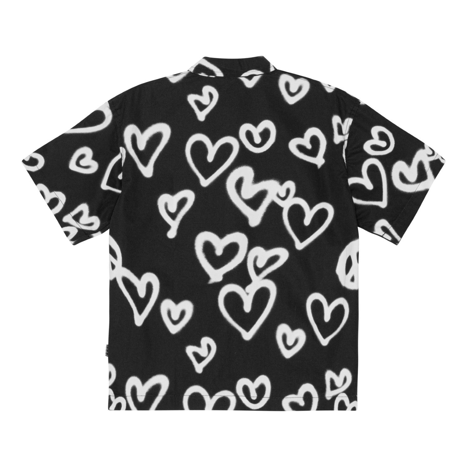 Molo Richie Short Sleeve Shirt- Sprayed Hearts