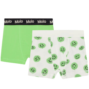 Molo Justin 2 Pack Undrwear - Grass Smiles