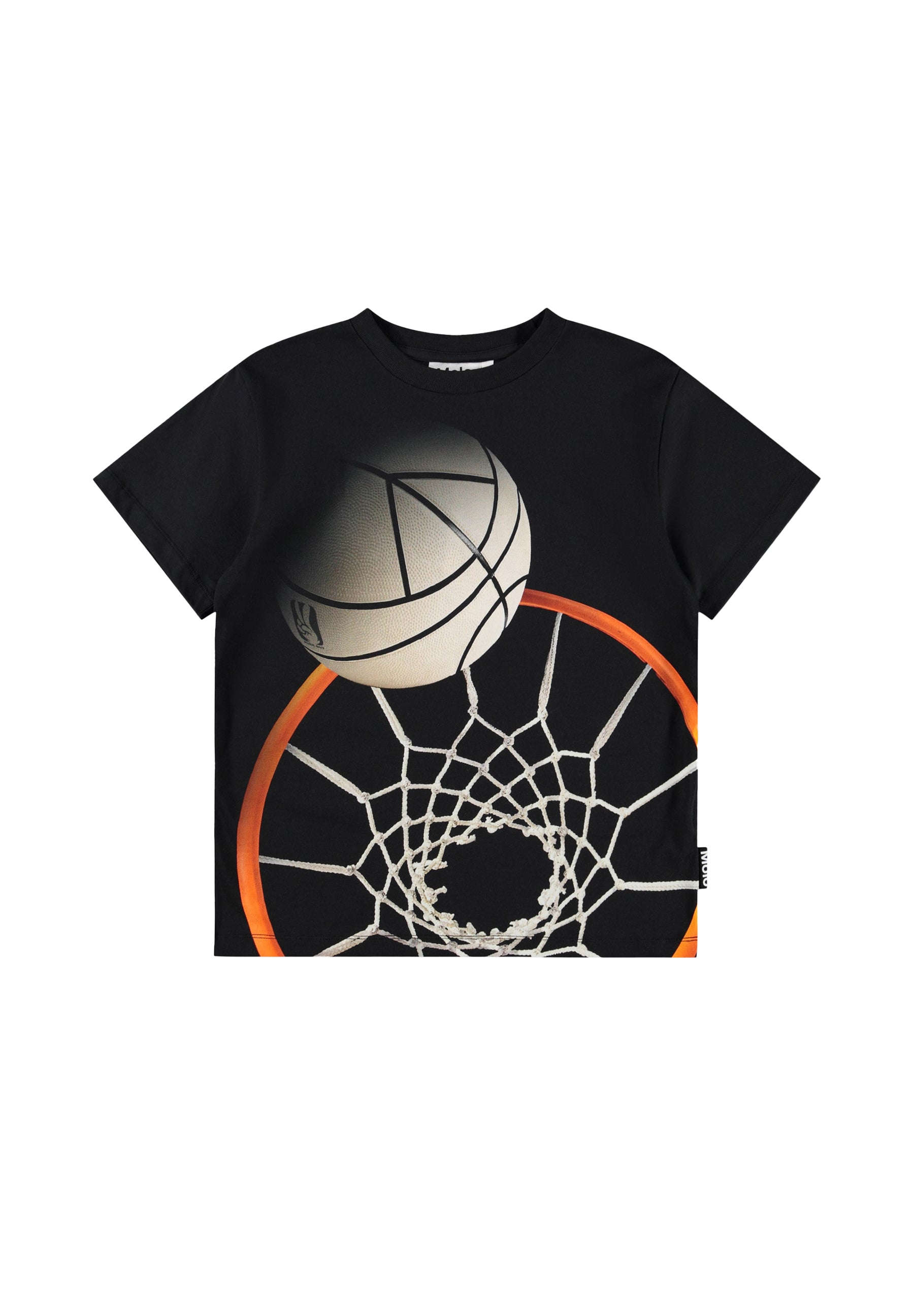 Molo Riley Short Sleeve T-shirt - Basket Hoop Dk