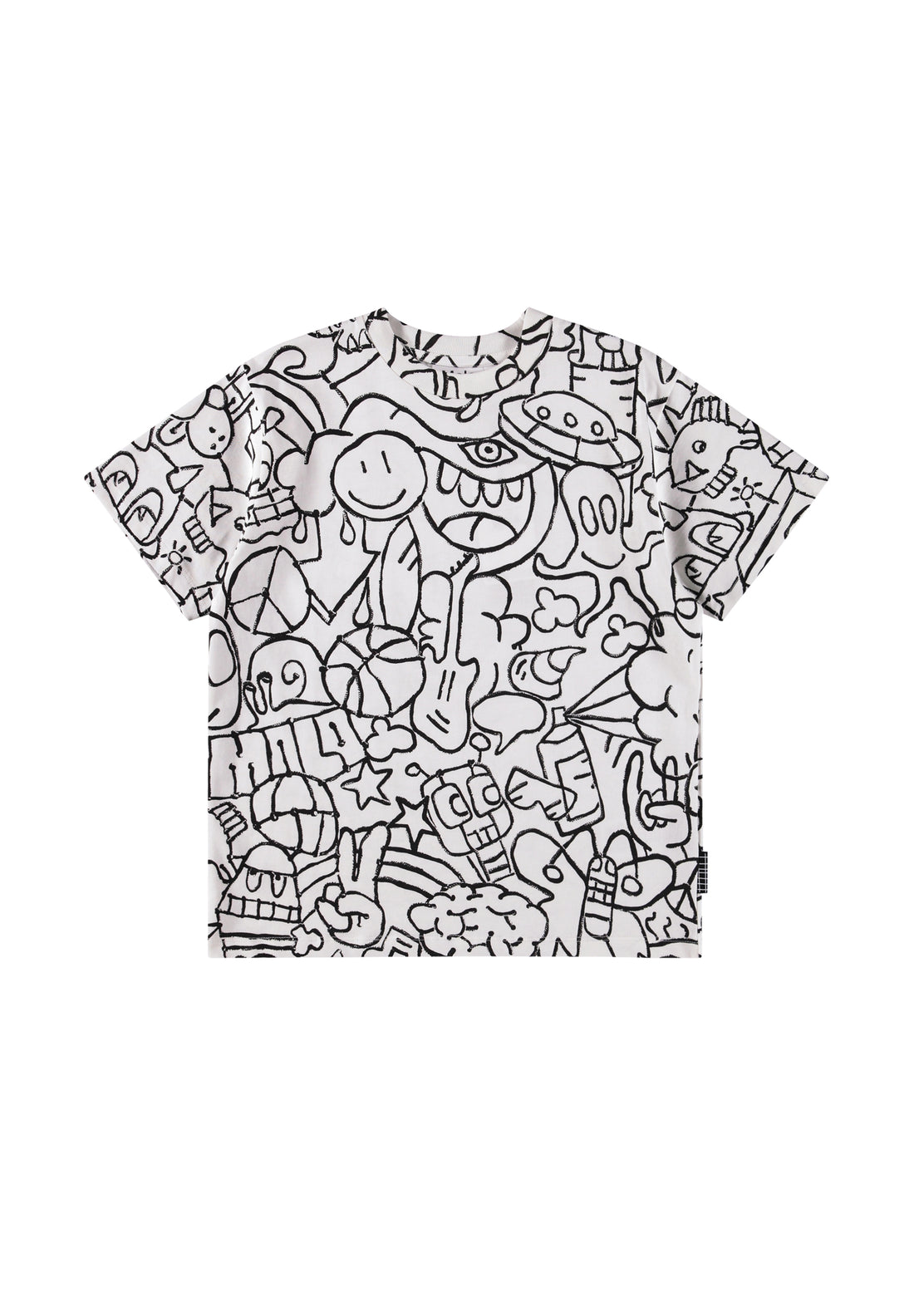 Molo Rodney Short Sleeve T-shirt - Net Doodle