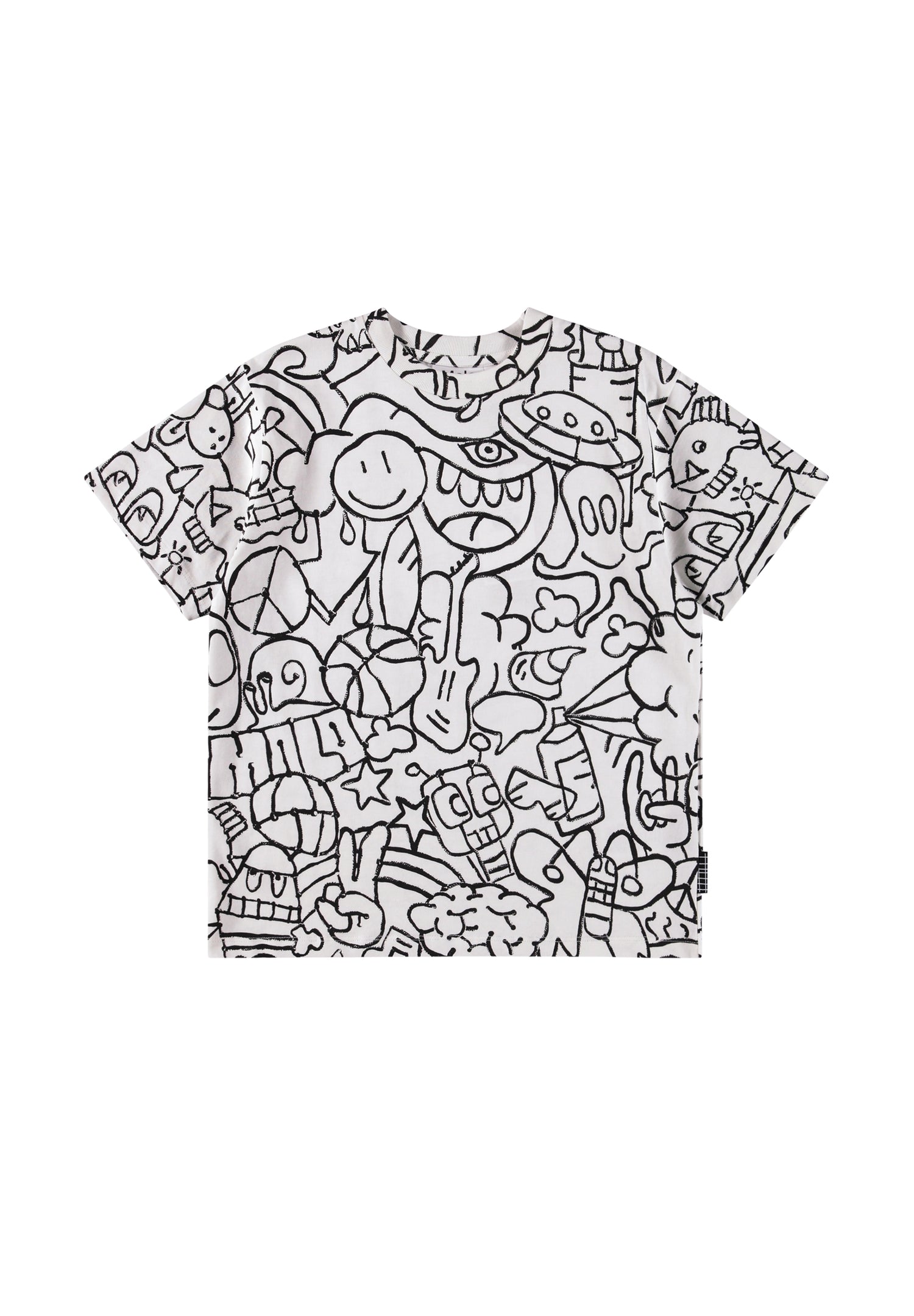 Molo Rodney Short Sleeve T-shirt - Net Doodle