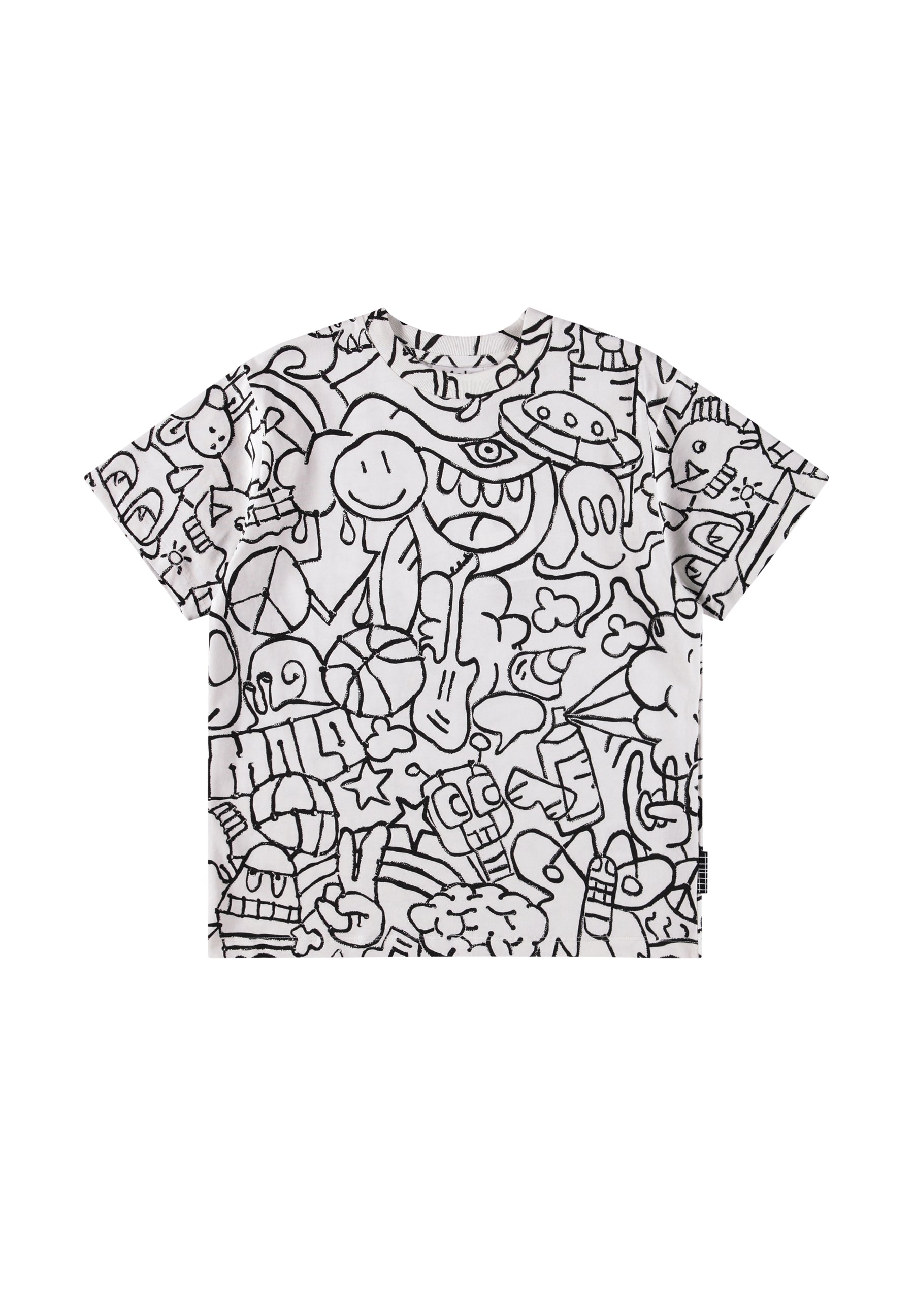 Molo Rodney Short Sleeve T-shirt - Net Doodle