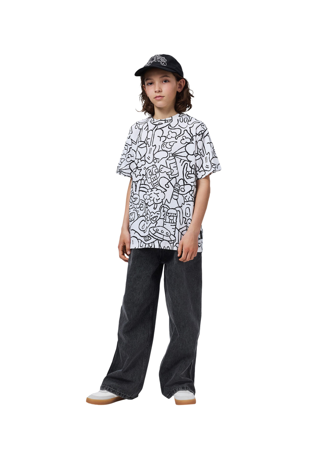 Molo Rodney Short Sleeve T-shirt - Net Doodle