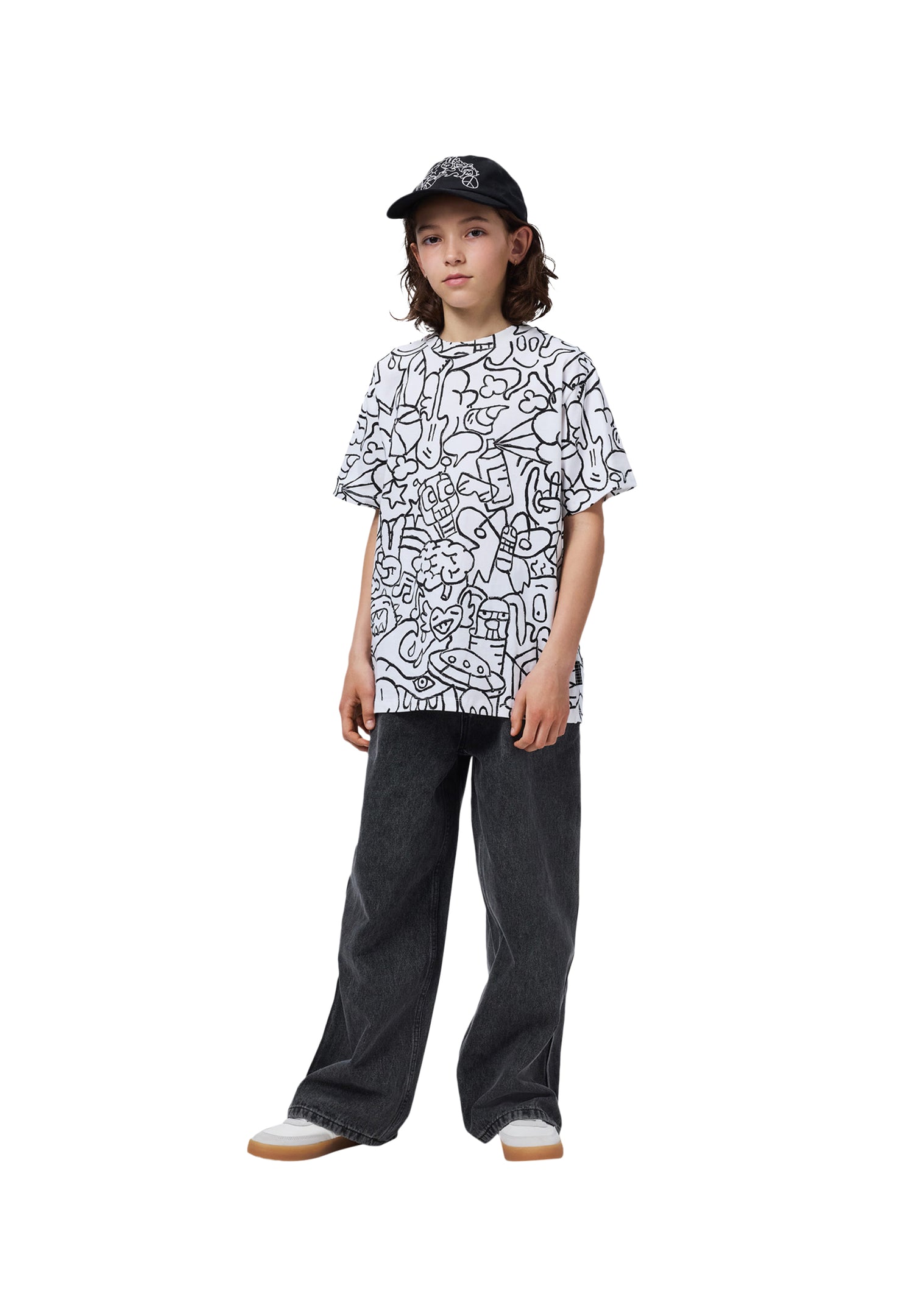 Molo Rodney Short Sleeve T-shirt - Net Doodle