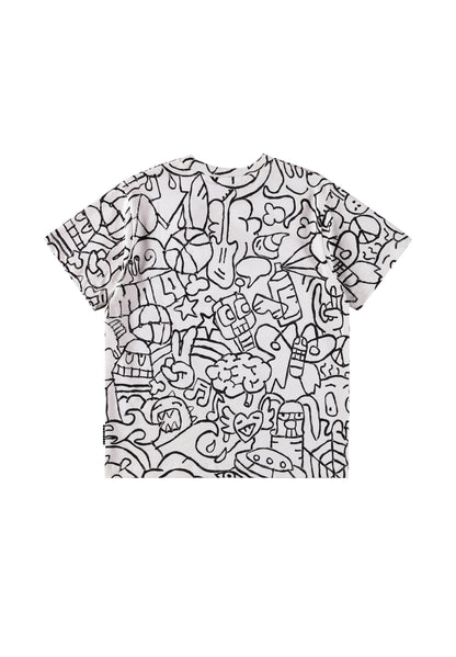 Molo Rodney Short Sleeve T-shirt - Net Doodle
