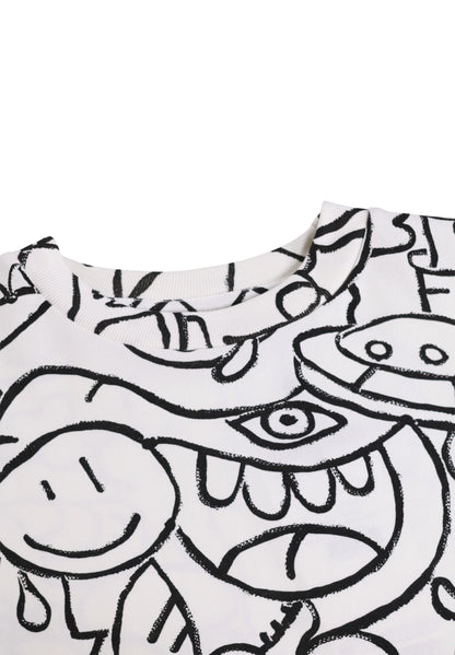 Molo Rodney Short Sleeve T-shirt - Net Doodle