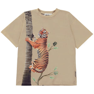 Molo Rillo Short Sleeve T-Shirt - Climbing Tiger