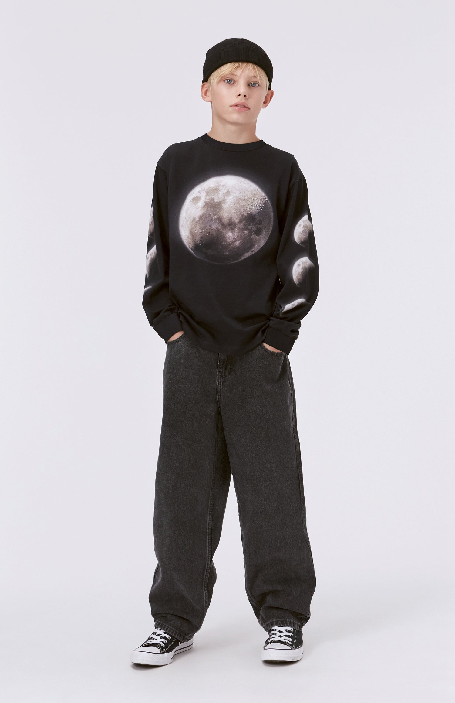 Molo Rube Long Sleeves T-Shirt - Moon Phase