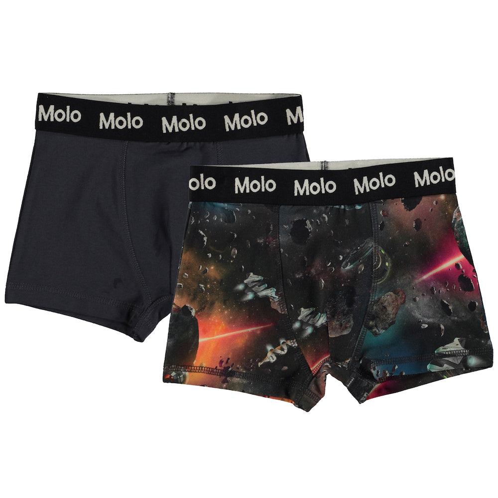 Molo Justin 2-pack Underwear- Space Sky