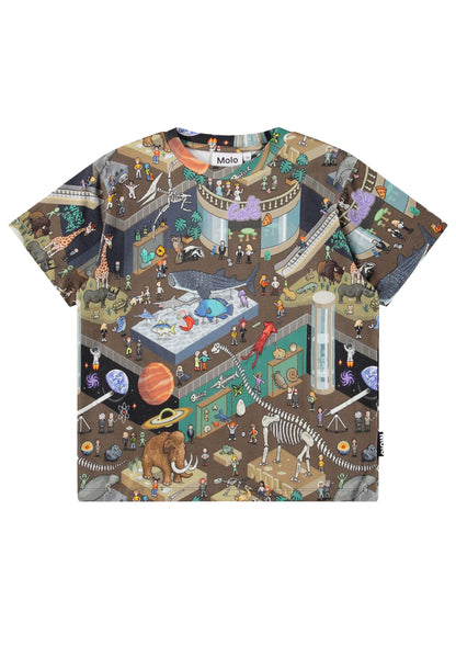 Molo Riley Short Sleeves T-Shirt- Pixeleum