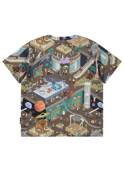 Molo Riley Short Sleeves T-Shirt- Pixeleum