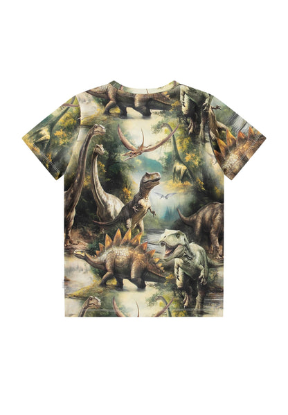 Molo Ralphie Short Sleeves T-Shirt- Dino Harmony