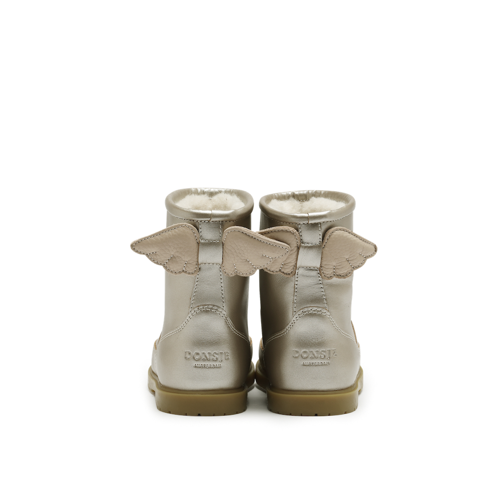 Donsje Angela Boots l Wings - Metallic Leather