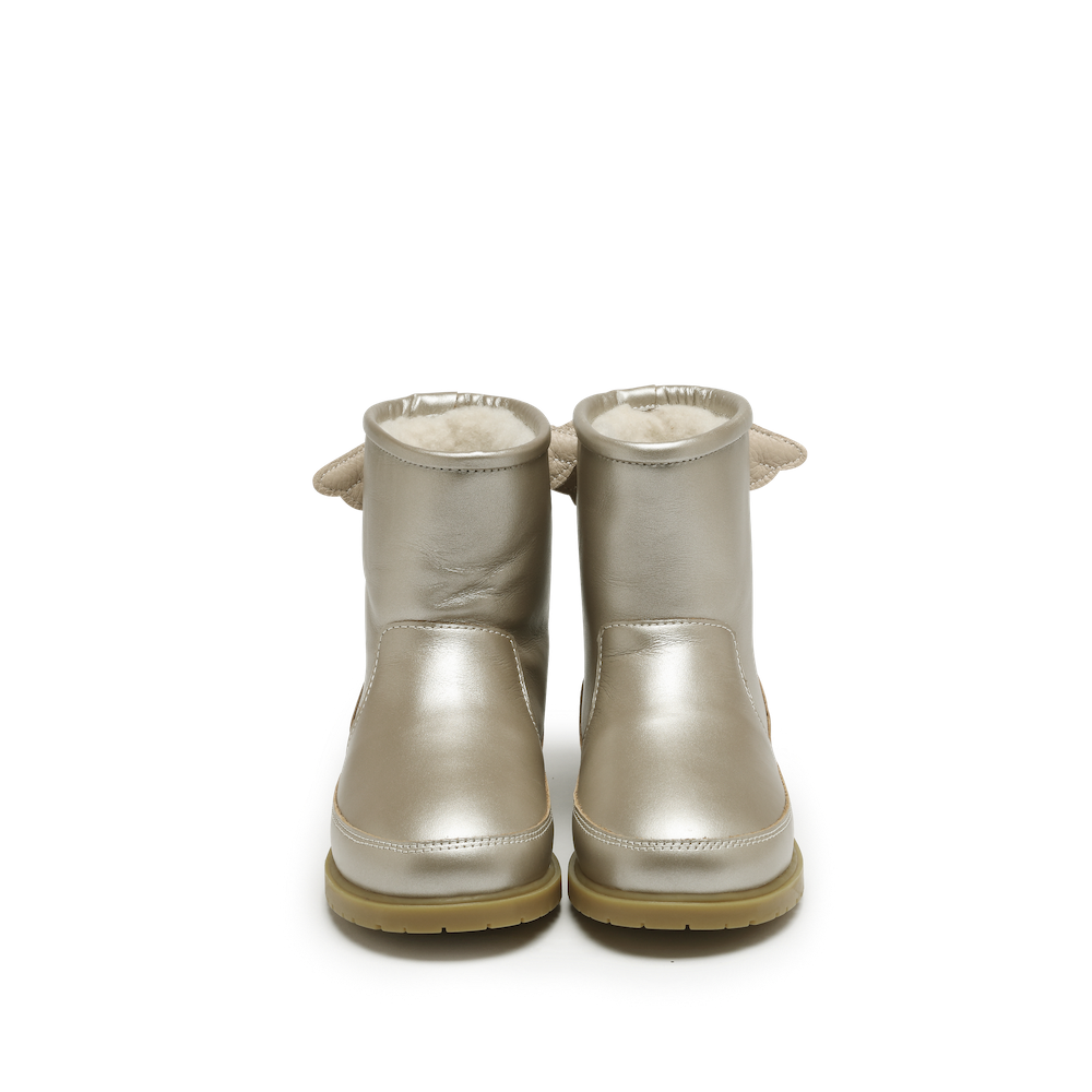 Donsje Angela Boots l Wings - Metallic Leather