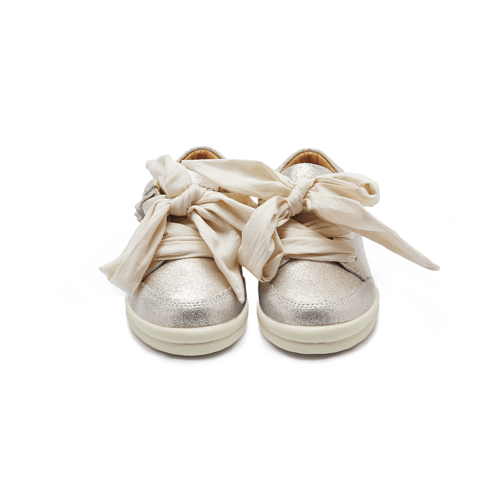 Donsje Lexley Sneakers - Silver Metallic Leather