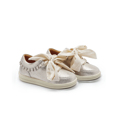 Donsje Lexley Sneakers - Silver Metallic Leather
