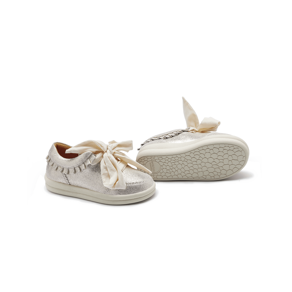 Donsje Lexley Sneakers - Silver Metallic Leather