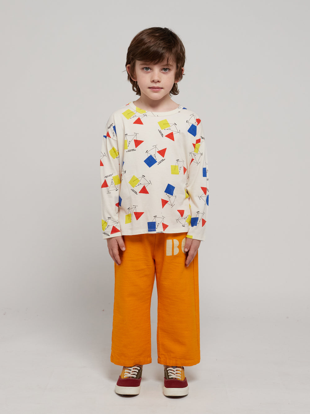 Bobo Choses Crazy Bicy All Over Long Sleeve T-Shirt