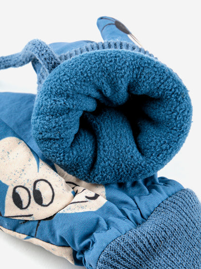 Bobo Choses Baby Mouse All Over Paddled Gloves - Blue