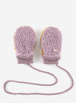 Bobo Choses Baby Color Block Lavender Padded Gloves