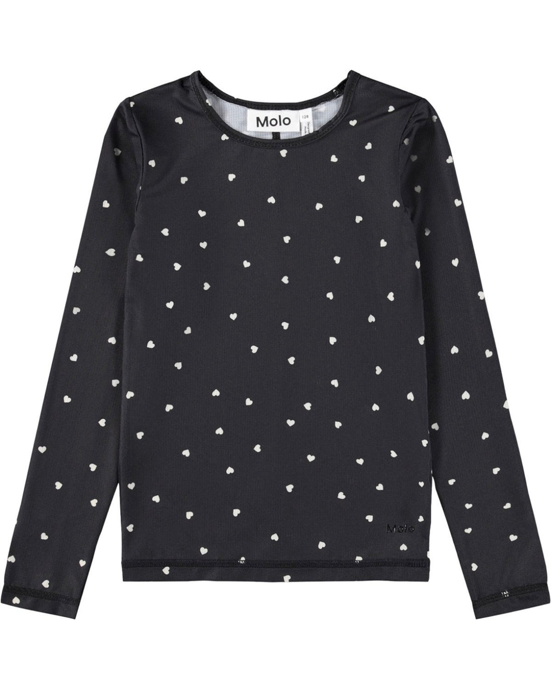 Molo Rasha Long Sleeve Top - Confetti Black