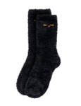 Mini Rodini Cat Eyes Fluffy Socks - Black