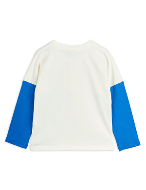 Mini Rodini Tennis Grandpa Shirt - White/Blue