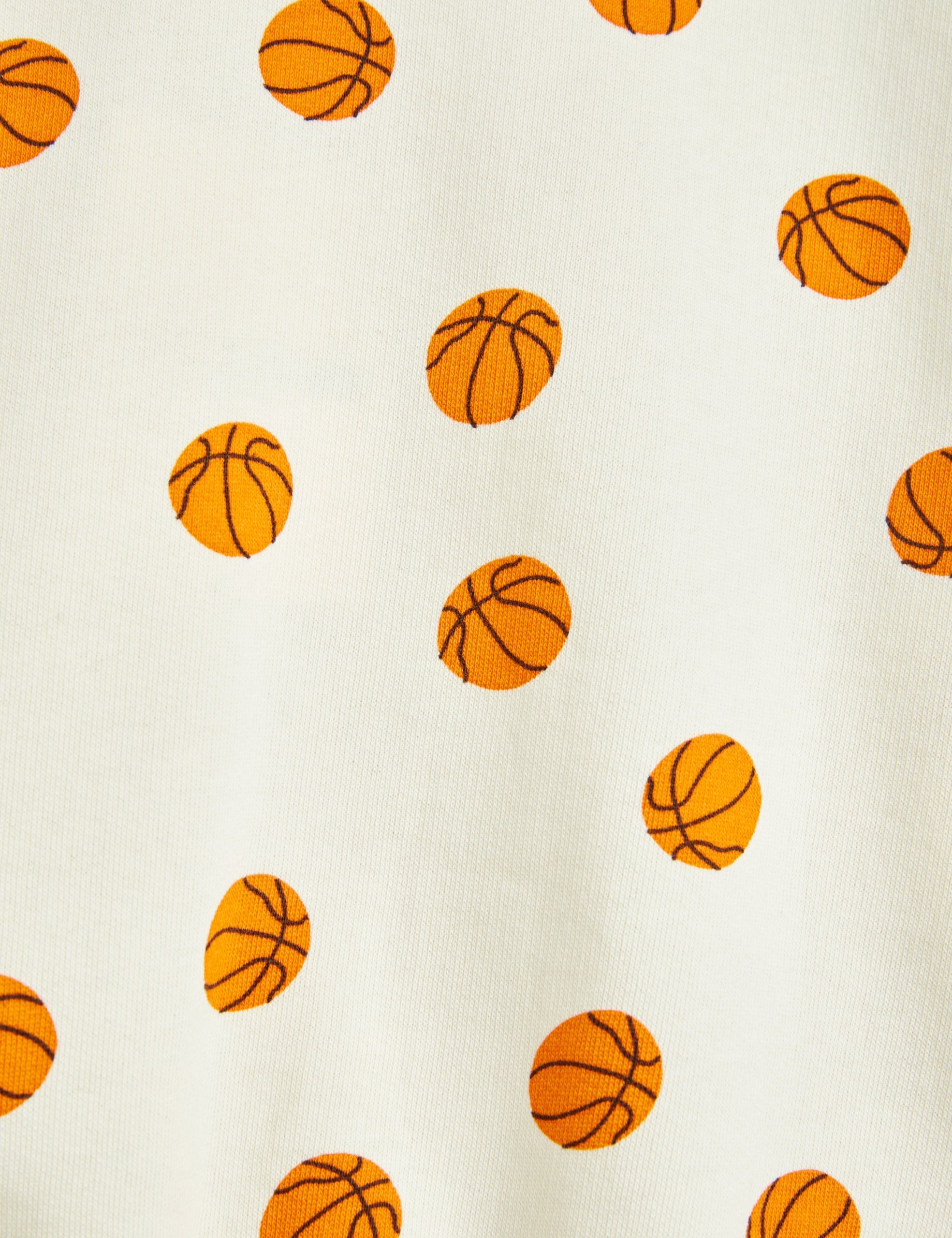 Mini Rodini Basketball All Over Print Sweatshirt - Off White