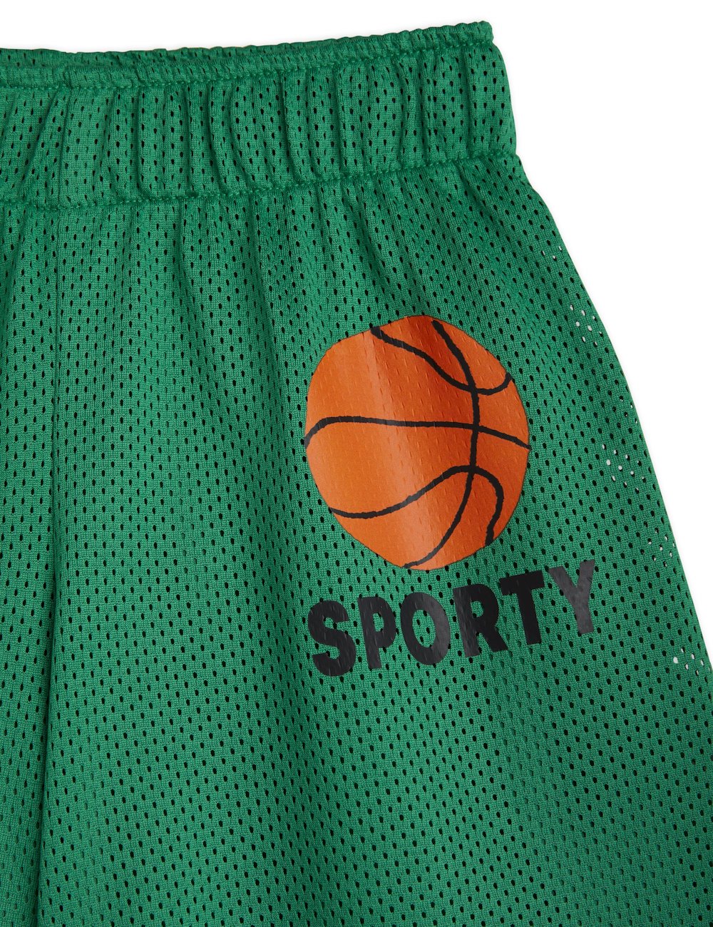 Mini Rodini Basket Mesh Shorts - Green