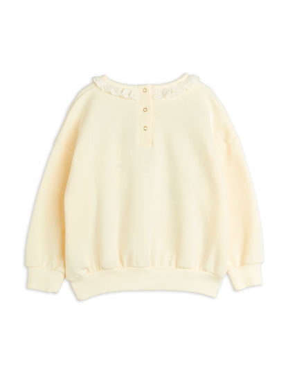 Mini Rodini Ladybugs Embroidered Lace Sweatshirt