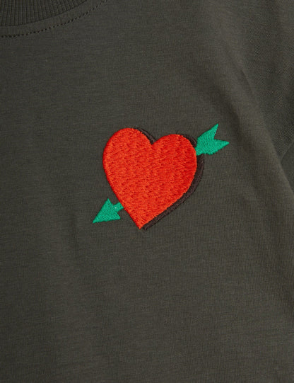 Mini Rodini Arrowed Hearts Embroidered Tank Dress
