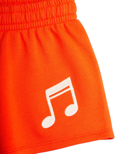 Mini Rodini Note Embroidered Sweatshorts