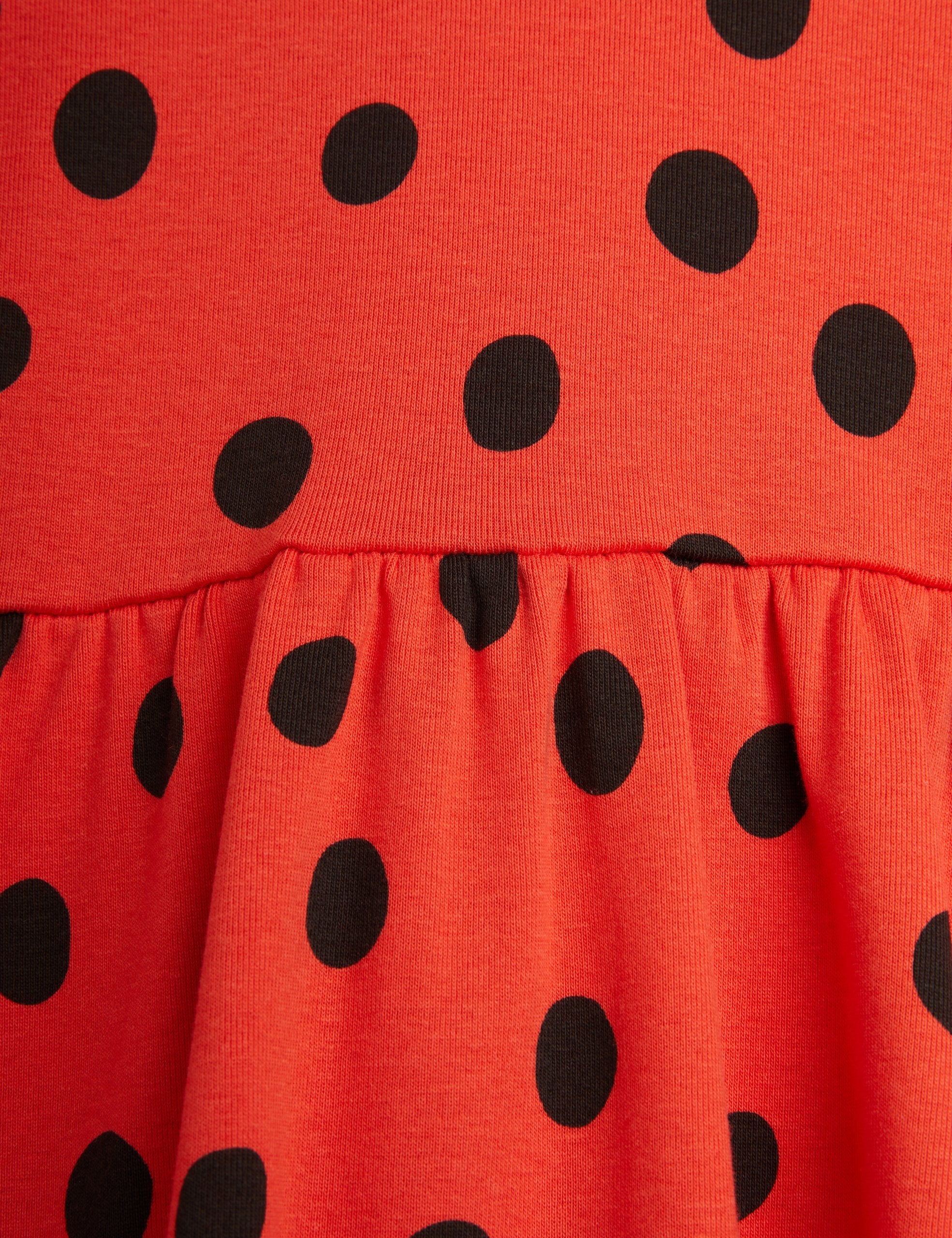 Mini Rodini Dots AOP Lace Short Sleeve Dress