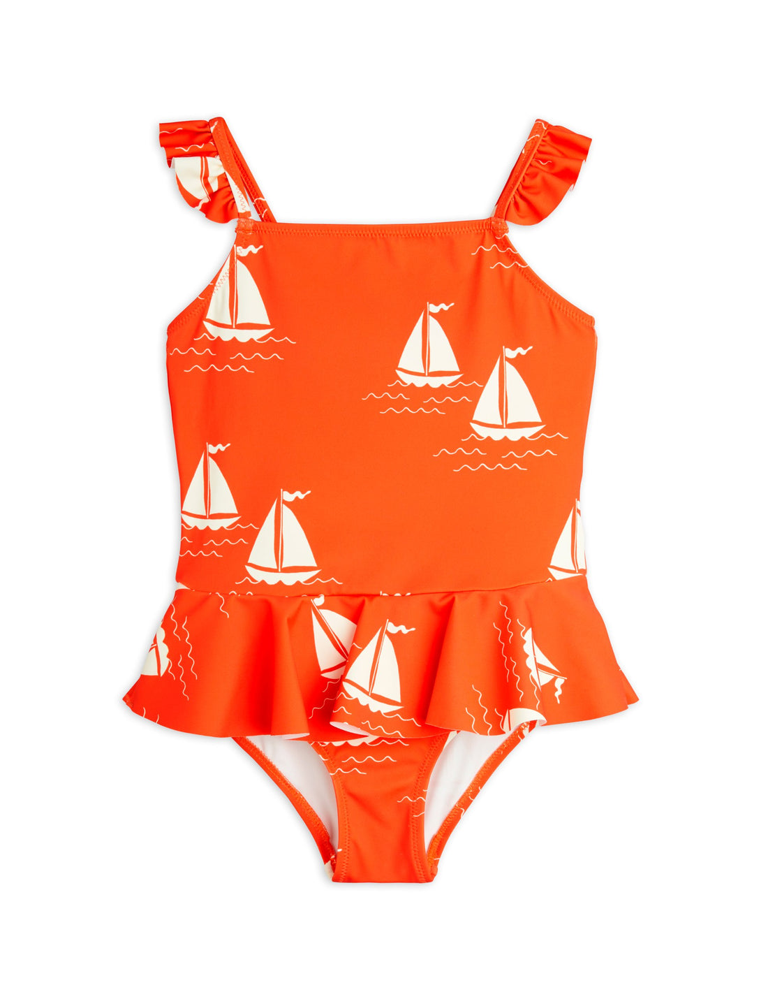 Mini Rodini Sailing Boats AOP Skirt Swimsuit