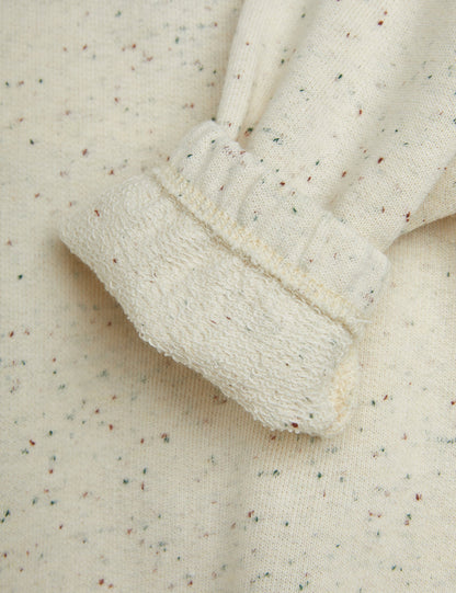 Mini Rodini Bird Embroidery Neps Sweatshirt - Off White