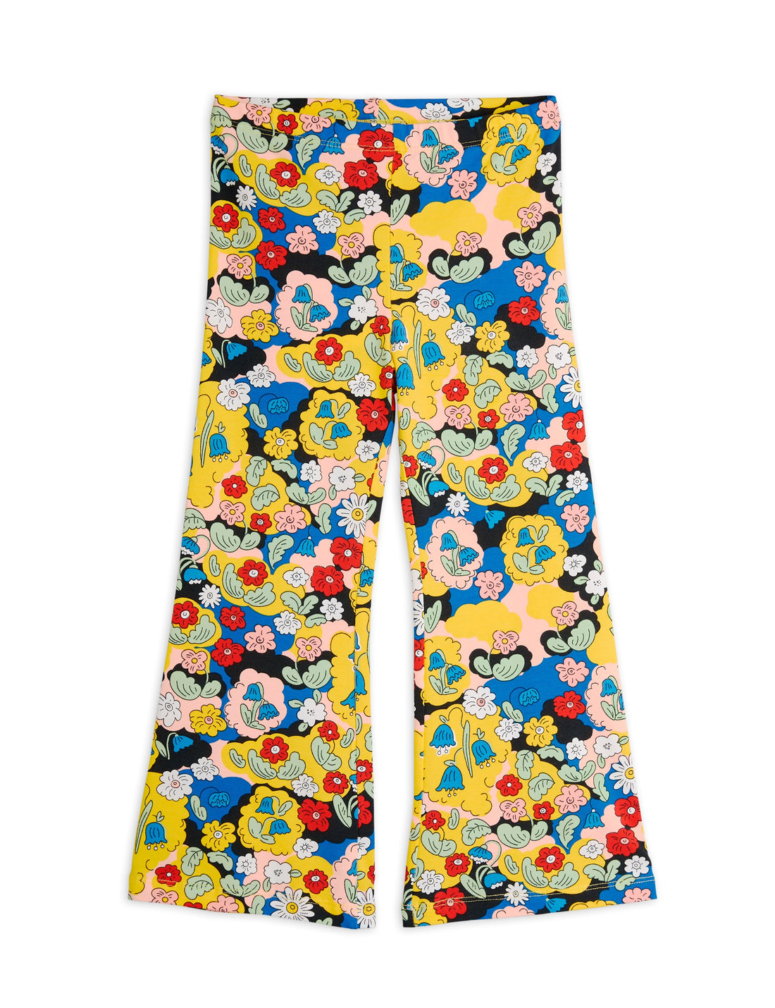 Mini Rodini Flowers All Over Print Flared Trousers - Multi